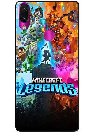 Силиконовый бампер чехол для huawei honor 10i игра майнкрафт minecraft