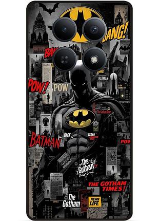 Чехол силиконовый бампер для xiaomi poco m8 5g с рисунком batman бэтмен