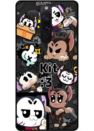 Чехол силиконовый бампер для xiaomi redmi 8 с рисунком бравл кит brawl kit