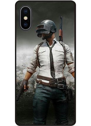 Силіконовий чохол бампер для iphone xr з малюнком pubg пабг