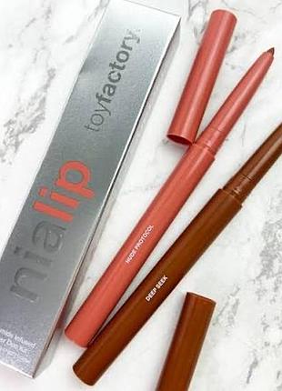 Набір два олівці для губ nialip niacinamide lip liner