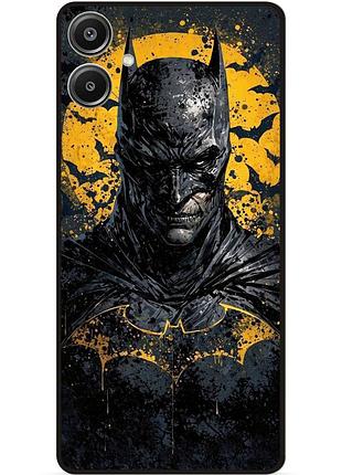 Чехол силиконовый бампер для samsung a07 с рисунком бэтмен batman