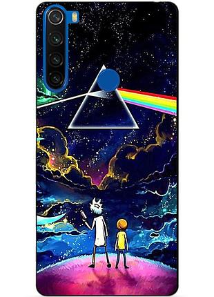 Силіконовий чохол бампер для xiaomi redmi note 8t з малюнком рік і морті rick and morty