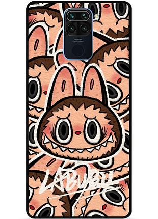 Силіконовий бампер чохол для xiaomi redmi note 9 з малюнком лабубу labubu