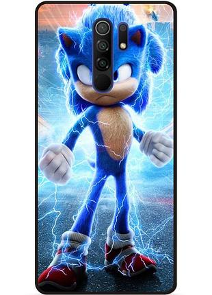 Чехол силиконовый бампер для xiaomi redmi 9 соник sonik