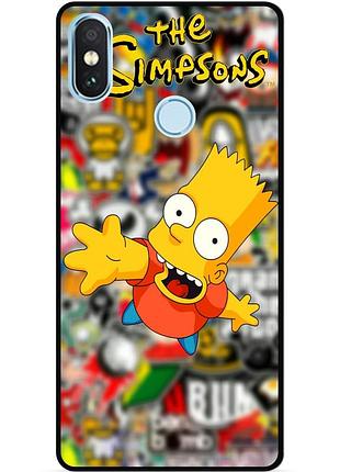 Силіконовий чохол бампер для xiaomi redmi s2 з малюнком стикери гравіті фолз футурама маріо