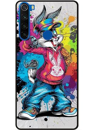 Чехол силиконовый бампер для xiaomi redmi note 8t с рисунком багз банни disney