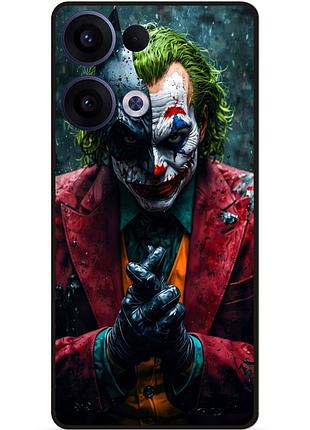 Чехол силиконовый бампер для oppo reno 13 с рисунком джокер бэтмен