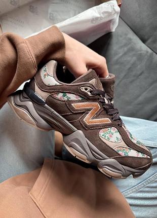 Стильні жіночі кросівки new balance 9060 " atmos pink timeless beauty "