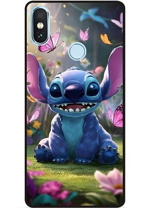 Силіконовий бампер чохол для xiaomi redmi note 5 стіч stitch