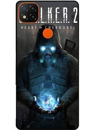 Силіконовий бампер чохол для xiaomi redmi 9c з малюнком stalker сталкер