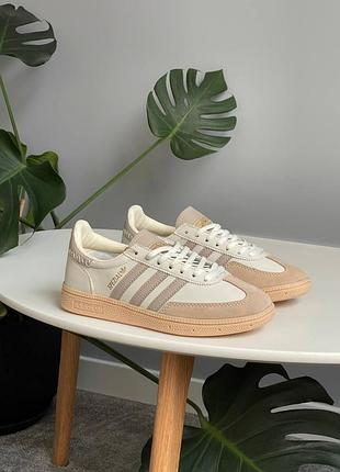 😍 жіночі кросівки adidas handball spezial beige