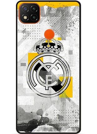 Силіконовий чохол бампер для xiaomi redmi 9c з малюнком real madrid реал мадрид