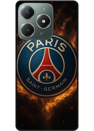 Чехол силиконовый бампер для infinix smart 8 plus (x6526) с рисунком psg псж