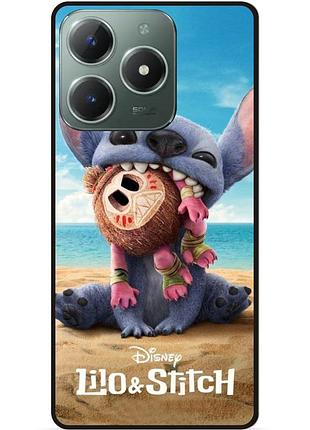 Силиконовый чехол бампер для tecno spark 10 pro лило и стич stitch