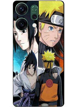 Чехол силиконовый бампер для oppo reno 14 с рисунком наруто naruto аниме