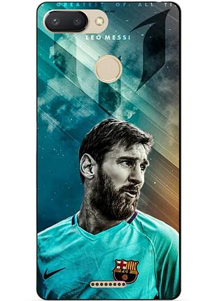 Силіконовий чохол бампер для xiaomi redmi 6 з малюнком leo messi мессі