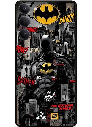 Чехол силиконовый бампер для oppo a5 4g с рисунком batman бэтмен