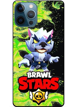 Чехол герой леон белый волк бравл старс brawl stars для xiaomi samsung motorola nokia iphone zte oppo realme