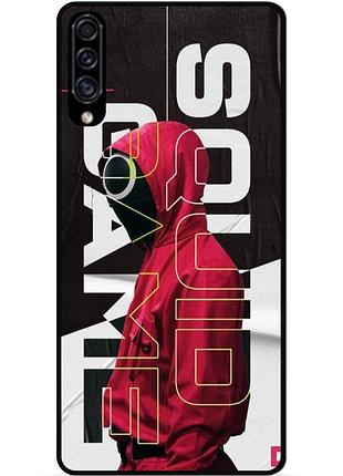 Силиконовый бампер чехол для samsung m20 игра в кальмара