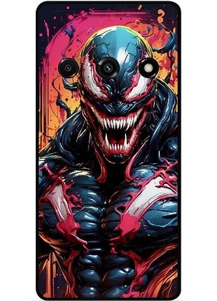 Чехол силиконовый бампер для samsung j7 j710 с рисунком веном marvel venom