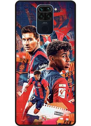 Силіконовий чохол бампер для xiaomi redmi note 9 з малюнком ламин ямаль lamine yamal messi
