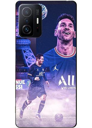 Силіконовий чохол бампер для xiaomi 11t pro з малюнком messi or мессі