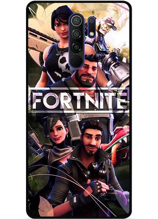 Силиконовый чехол бампер для xiaomi redmi note 8 pro с картинкой фортнайт fortnite
