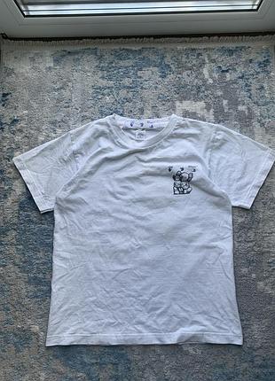 Футболка off-white x kaws белая мужская / женская