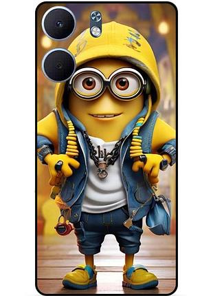 Чехол силиконовый бампер для oppo a5x с рисунком миньон боб minion