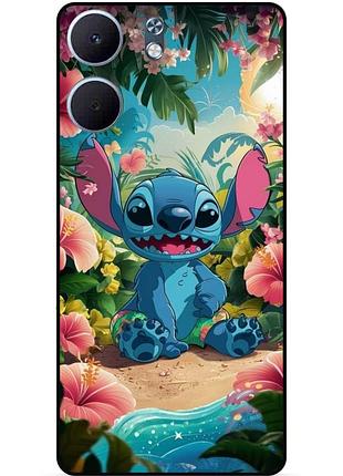Чехол силиконовый бампер для oppo a5x с рисунком stitch стич
