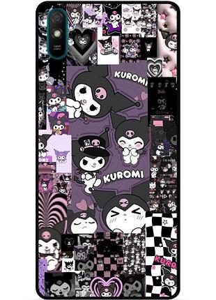 Чехол силиконовый бампер для xiaomi redmi 7a с картинкой kuromi куроми