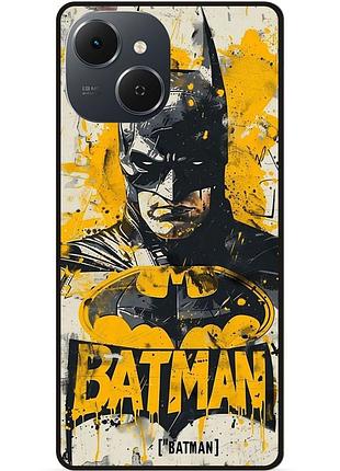 Силіконовий чохол бампер для tecno spark 40c з малюнком batman dc бетмен