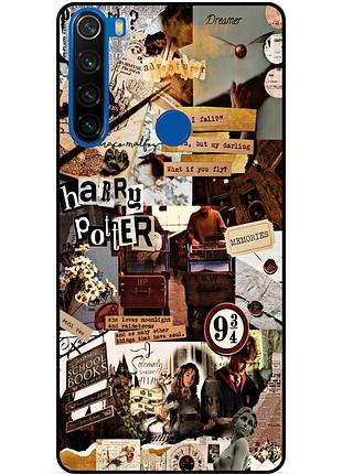 Силиконовый бампер чехол для xiaomi redmi note 8t гарри поттер harry potter