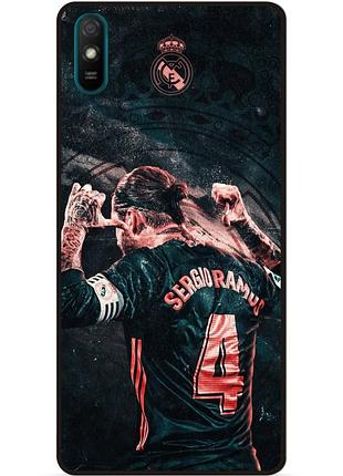 Силіконовий чохол бампер для huawei y5 2019 з малюнком серхио рамос sergio ramos