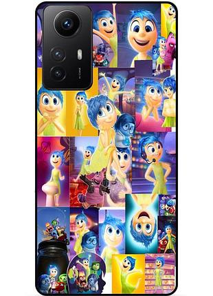 Чехол силиконовый бампер для xiaomi redmi note 12s с рисунком головоломка радость