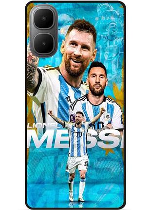 Силіконовий чохол бампер для infinix smart 10 з малюнком messi мессі
