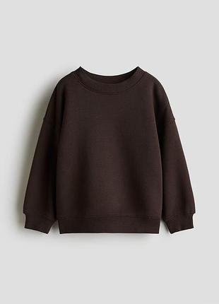 Тепла кофта з трикотажу на флісі h&m