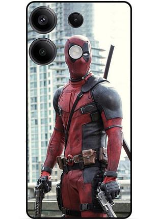 Силіконовий бампер чохол для infinix smart 7 hd з малюнком deadpool дедпул
