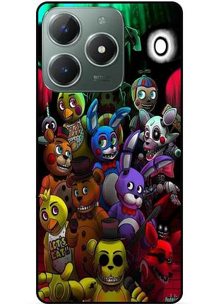 Силиконовый бампер чехол для infinix smart 8 plus (x6526) с рисунком freddy фредди аниматроники