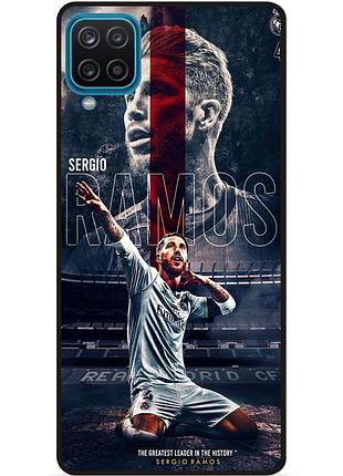 Силіконовий чохол бампер для samsung a22 з малюнком sergio ramos серхио рамос