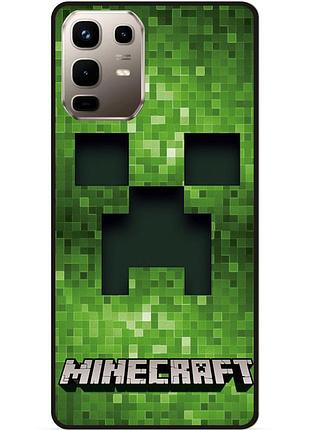 Силіконовий чохол бампер для infinix note 50 (x6858) гра minecraft майнкрафт