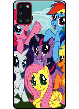 Силіконовий бампер чохол для samsung m31 з малюнком поні my little pony