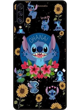 Силіконовий бампер чохол для samsung a11 з картинкою стіч stitch