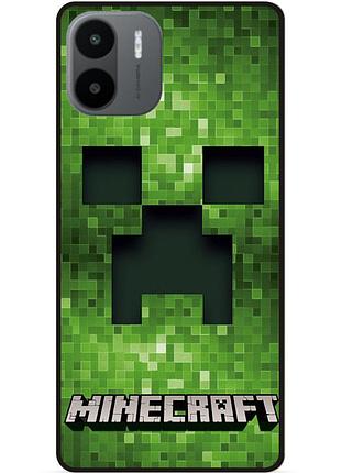Силіконовий чохол бампер для xiaomi redmi a2 гра minecraft майнкрафт