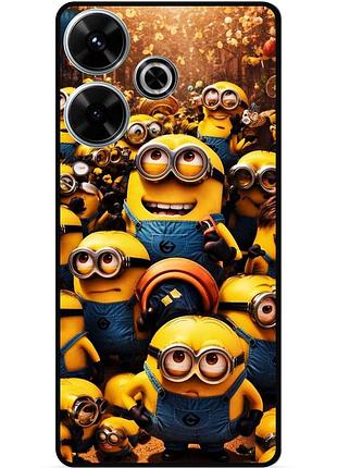 Силиконовый бампер чехол для realme c61 с картинкой minion миньоны