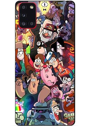 Силіконовий чохол бампер для samsung m31 з малюнком гравіті фолз gravity falls