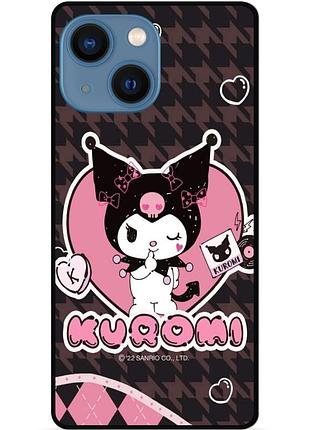 Силиконовый чехол бампер для iphone 13 с картинкой куроми kuromi