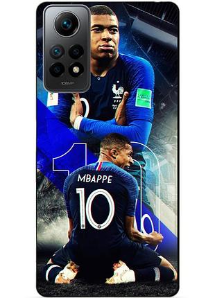Силіконовий бампер чохол для xiaomi poco x4 pro 5g з малюнком mbappe франція мбаппе