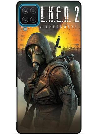 Силиконовый чехол бампер для samsung a22 с картинкой stalker сталкер